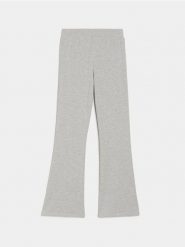 Legginsy z rozszerzaną nogawką - szary. Szare legginsy damskie Sinsay, l, bez wzorów. Za 29.99 zł.