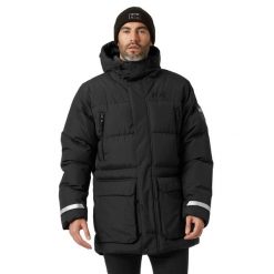 Kurtka uniwersalna męska Helly Hansen 53676990. Czarne kurtki męskie Helly Hansen, m, bez wzorów, z syntetyku, sportowe, z kapturem. Za 1,639.99 zł.