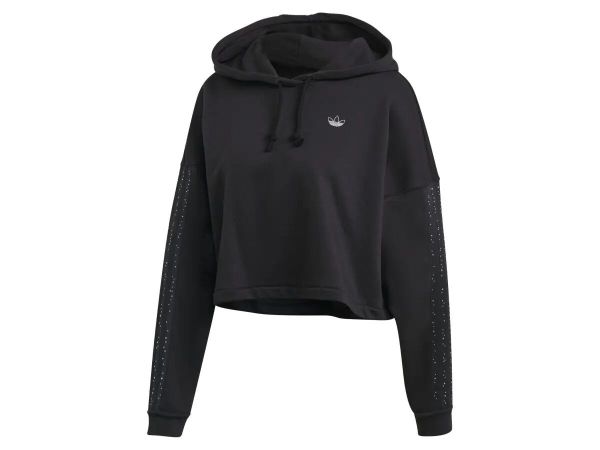 Bluza damska ADIDAS BB CP HOODIE 48. Czarne bluzy z kapturem damskie Adidas, na lato, s, z bawełny. Za 249.00 zł.