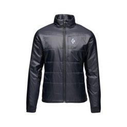 Kurtka puchowa Black Diamond Solution 2.0. Czarne kurtki męskie Black Diamond, bez wzorów, z puchu, sportowe, bez kaptura. Za 851.50 zł.