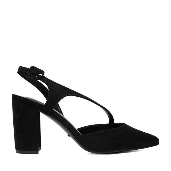 Czółenka DeeZee. Czarne czółenka damskie DeeZee, bez wzorów, bez obcasa. Za 139.99 zł.