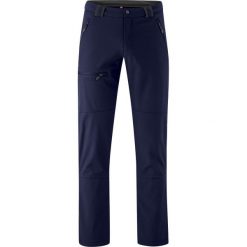 Spodnie softshell Maier Sports Adakit. Niebieskie spodnie sportowe męskie Maier Sports, z gumy. Za 850.75 zł.