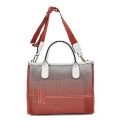 Czerwona Elegancka Damska Torebka Hispanitas 2w1. Czerwone torebki klasyczne damskie Hispanitas, bez wzorów, ze skóry ekologicznej, bez dodatków. Za 499.00 zł.