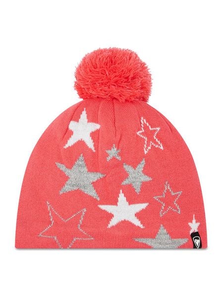 Rossignol Czapka Jr Daisy RLLYH09 Różowy. Czerwone czapki dziecięce Rossignol, na zimę, bez wzorów. Za 69.99 zł.