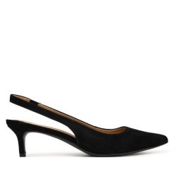 Szpilki LAUREN RALPH LAUREN. Czarne szpilki Lauren Ralph Lauren, bez wzorów, bez obcasa. Za 689.99 zł.