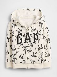 GAP Bluza w kolorze kremowym rozmiar: 68/74. Brązowe bluzy i bluzki niemowlęce GAP, bez wzorów, z jeansu, bez ramiączek, bez kaptura. Za 79.21 zł.
