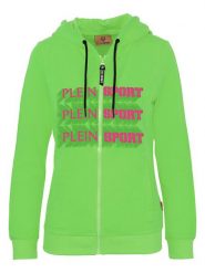 Plein Sport Bluza w kolorze zielonym rozmiar: XL. Zielone bluzy sportowe męskie Plein Sport, bez wzorów, sportowe, bez kołnierzyka, bez ramiączek. Za 237.17 zł.