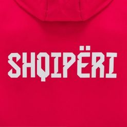 Kurtka dresowa z kapturem Albania Anthem. Czerwone kurtki męskie Macron, xl, bez wzorów, z dresówki, z kapturem. Za 347.50 zł.