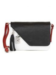 Anna Morellini Skórzana torebka "Lola" w kolorze czarno-białym - 24 x 18 x 6 cm rozmiar: onesize. Czarne torebki klasyczne damskie Anna Morellini, bez wzorów, z materiału, bez dodatków. Za 195.99 zł.