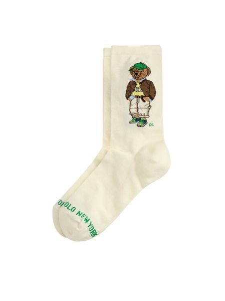 Polo Ralph Lauren Skarpety długie 455982926001 Écru. Skarpetki męskie Polo Ralph Lauren, bez wzorów, z bawełny. Za 79.99 zł.