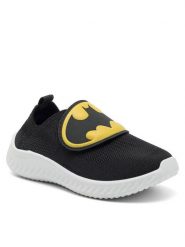 Batman Trampki CP91-AW23-47WBBAT-B Czarny. Czarne trampki i tenisówki chłopięce batman, bez wzorów, z materiału, bez zapięcia. Za 59.99 zł.