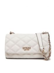 Guess Torebka HWQG96 32210 Biały. Białe torebki klasyczne damskie Guess, z aplikacjami, ze skóry, wizytowe, bez kołnierzyka, bez ramiączek. Za 349.99 zł.