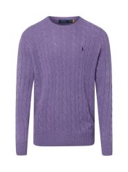 Polo Ralph Lauren sweter z dzianiny z zawartością kaszmiru Mężczyźni Wełna lila, XXL. Swetry męskie Polo Ralph Lauren, m, bez wzorów, z dzianiny, bez kołnierzyka. Za 1,199.95 zł.