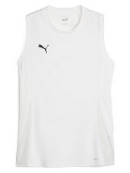 Puma Top funkcyjny "teamGOAL" w kolorze białym rozmiar: XL. Białe topy damskie Puma, xl, bez wzorów, bez kołnierzyka. Za 68.95 zł.