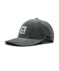 Czapka Baseballowa – Sztruks – Z recyklingu / Dorośli / Jeden rozmiar (Szary). Szare czapki męskie SURF MONKEY, z aplikacjami, z materiału, klasyczne. Za 159.95 zł.