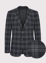 PAKO LORENTE – Marynarka garniturowa P22WF-3G-002-S-S. Szare marynarki męskie Pako Lorente, bez wzorów, z elastanu. Za 699.99 zł.