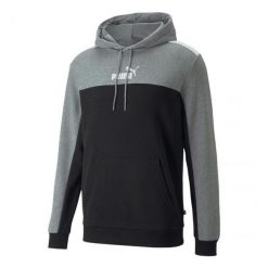 Bluza Z Kapturem Męska Blok Kolorystyczny Essential. Czarne bluzy z kapturem męskie Puma, m. Za 306.99 zł.