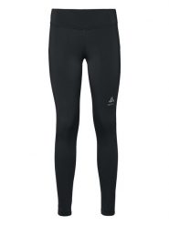 Odlo Legginsy "Essential Warm" w kolorze czarnym do biegania rozmiar: XL. Czarne legginsy damskie Odlo, xl, bez wzorów, z materiału. Za 136.13 zł.