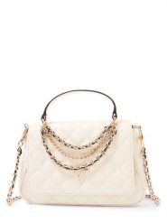 GUESS Torebka - Giully Kobiety Sztuczna skóra biały, ONE SIZE. Białe torebki klasyczne damskie Guess, z aplikacjami, ze skóry, pikowane, bez dodatków. Za 479.95 zł.