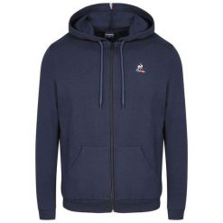 Bluza sportowa męska Le coq sportif Coq Sportif. Niebieskie bluzy sportowe męskie Le Coq Sportif, bez wzorów, z bawełny, klasyczne, bez kołnierzyka, bez ramiączek. Za 302.45 zł.