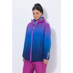 Damskie Kurtka przeciwdeszczowa lekka wodoszczelna kaptur kieszenie na zamek. Niebieskie kurtki przeciwdeszczowe damskie Ulla Popken, plus size, bez kaptura. Za 389.99 zł.