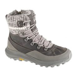 Buty Merrell Siren 4 Thermo Mid Zip Wp J038208 szare. Szare buty sportowe na co dzień damskie bez wzorów, z materiału. Za 970.39 zł.
