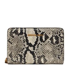 Portfel MICHAEL Michael Kors. Brązowe portfele damskie MICHAEL Michael Kors, bez wzorów. Za 398.99 zł.