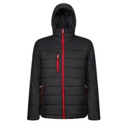 Męska Kurtka Termiczna Navigate Z Kapturem. Czarne kurtki męskie Regatta, m, bez wzorów, sportowe, z kapturem. Za 263.99 zł.