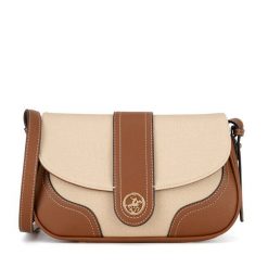 Torebka Beverly Hills Polo Club. Brązowe listonoszki damskie Beverly Hills Polo Club, bez wzorów, bez dodatków. Za 179.99 zł.