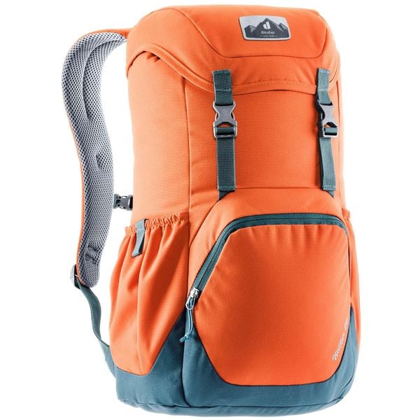 Plecak Deuter Walker 20 20 L paprika arctic wentylowane plecy kieszeń na laptopa. Czerwone plecaki damskie Deuter, bez wzorów, z materiału, biznesowe. Za 332.37 zł.