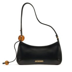 Torebka JACQUEMUS. Czarne torebki klasyczne damskie JACQUEMUS, bez wzorów, bez dodatków. Za 2,429.00 zł.