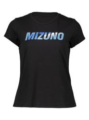 Mizuno Koszulka w kolorze czarnym rozmiar: XS. Czarne bluzki damskie Mizuno, xs, bez wzorów, bez kołnierzyka, bez ramiączek. Za 48.28 zł.