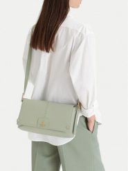 Beverly Hills Polo Club Torebka CEO-BHPC-C-019-09 Zielony. Zielone listonoszki damskie Beverly Hills Polo Club, bez wzorów, z materiału, bez dodatków. Za 219.99 zł.