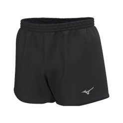Szorty Mizuno MZNRB 4.5. Czarne szorty męskie Mizuno, bez wzorów, z materiału, eleganckie. Za 229.50 zł.