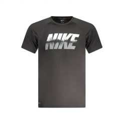 Koszulka sportowa męska Nike nessg580ne001blaxl. Szare t-shirty sportowe męskie Nike, l, bez ramiączek. Za 353.00 zł.