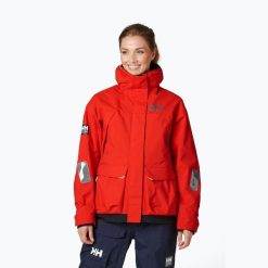 Kurtka żeglarska damska Helly Hansen Pier 3.0. Czerwone kurtki damskie Helly Hansen, xl, bez wzorów, bez kaptura. Za 1,039.00 zł.