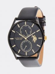 U.S. Polo Assn. Zegarek kwarcowy w kolorze czarnym rozmiar: onesize. Czarne, analogowe zegarki męskie U.S. Polo Assn., metalowe. Za 339.99 zł.