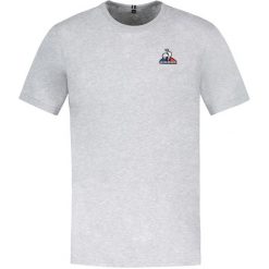 T-shirt do pilates męski ESS Tee SS N°4 M. Szare t-shirty męskie Le Coq Sportif, m, bez wzorów, bez kołnierzyka. Za 190.00 zł.