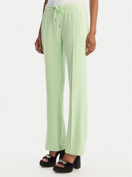Juicy Couture Spodnie dresowe Tina JCWBJ126327 Zielony Straight Leg. Zielone spodnie dresowe damskie Juicy Couture, s, bez wzorów, z dresówki. Za 399.99 zł.