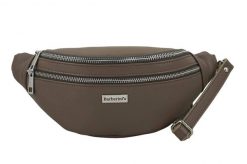 Saszetka skórzana nerka BARBERINI'S 985-9 c. beżowa. Brązowe shopper bag damskie Barberinis, bez wzorów, ze skóry, bez dodatków. Za 169.99 zł.