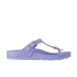 Japonki damskie Birkenstock Gizeh Essentials Eva. Fioletowe klapki damskie Birkenstock, bez wzorów, z materiału, bez obcasa. Za 267.00 zł.