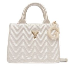 Torebka Guess. Białe torebki klasyczne damskie Guess, z aplikacjami, bez dodatków. Za 319.99 zł.