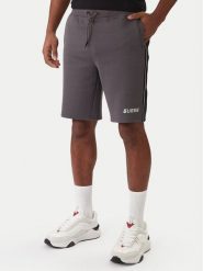 Guess Szorty materiałowe Z4RD04 KB3P2 Szary Regular Fit. Szare szorty męskie Guess, z materiału, bez kołnierzyka. Za 299.99 zł.