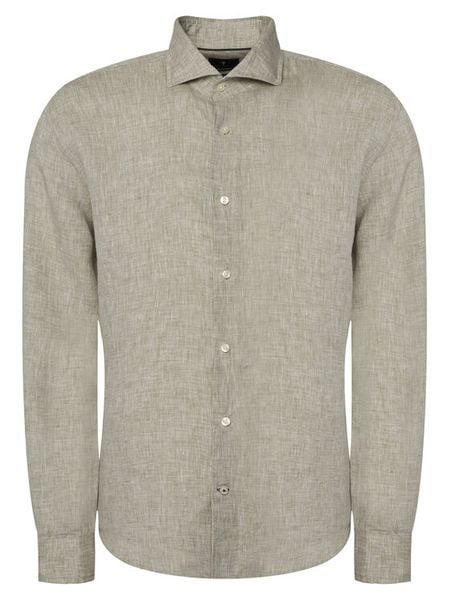 JOOP! Koszula Pai-W 30102661 Zielony jasny Regular Fit. Zielone koszule męskie Joop!, m, bez wzorów, ze lnu, bez kołnierzyka, bez ramiączek. Za 499.99 zł.