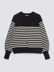 Kardigan damski w białe paski czarny Suzana 906. Czarne kardigany damskie Big Star, l, bez wzorów, z jeansu. Za 179.99 zł.
