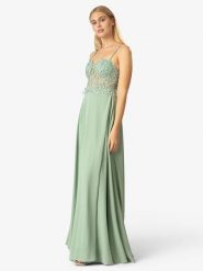 APART Sukienka w kolorze jasnozielonym rozmiar: 36. Zielone sukienki damskie Apart, bez wzorów, z koronki, bez kołnierzyka, bez ramiączek, maxi. Za 282.99 zł.