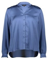 More & More Bluzka w kolorze niebieskim rozmiar: 42. Niebieskie bluzki damskie MORE & MORE, bez wzorów, bez kołnierzyka, bez ramiączek. Za 87.40 zł.