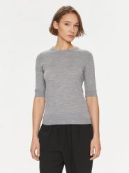 DAY BIRGER ÉT MIKKELSEN Sweter Carolina 100052 Szary Regular Fit. Szare swetry klasyczne damskie Day Birger et Mikkelsen, xs, z wełny, bez kołnierzyka. Za 549.99 zł.