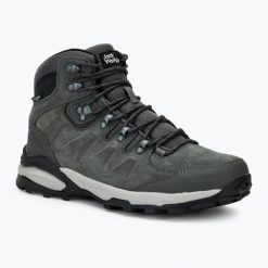 Buty trekkingowe męskie Jack Wolfskin Refugio Texapore Mid. Szare buty trekkingowe męskie Jack Wolfskin, bez zapięcia. Za 419.99 zł.