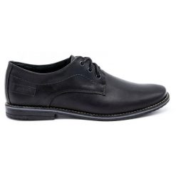 Mario Pala Buty męskie wizytowe 870 czarne. Czarne buty wizytowe męskie z jeansu, bez zapięcia. Za 367.89 zł.